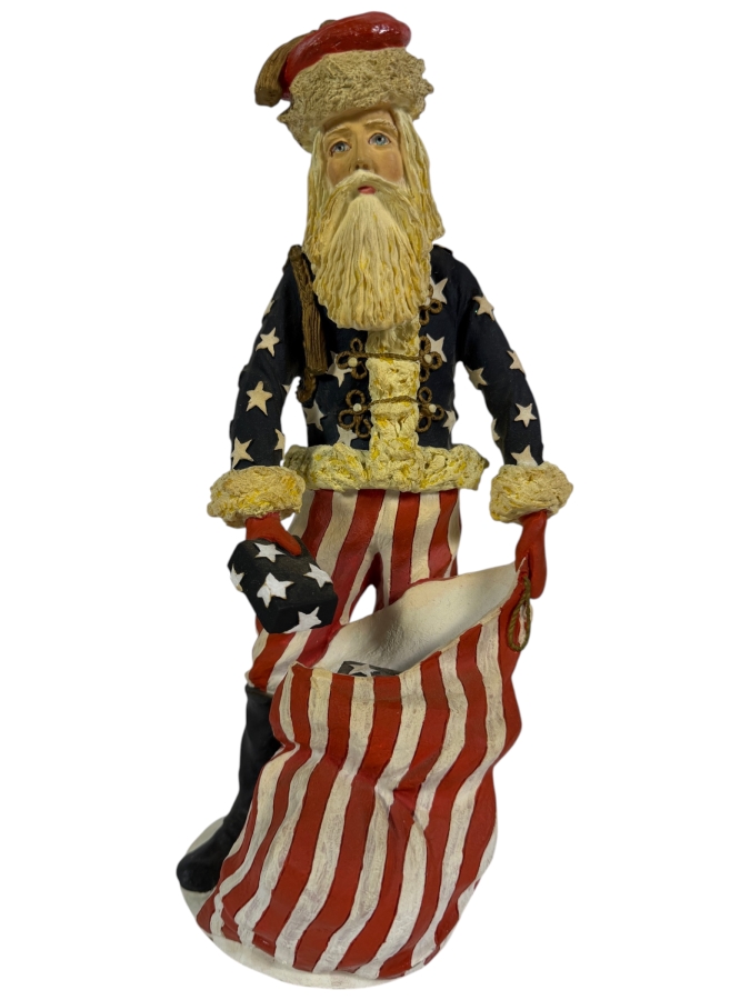 Just Added - Limited Edition 'Civil War' Santa Figurine from the Vintage Duncan Royale History of Santa Collection with Original Box 11.5H