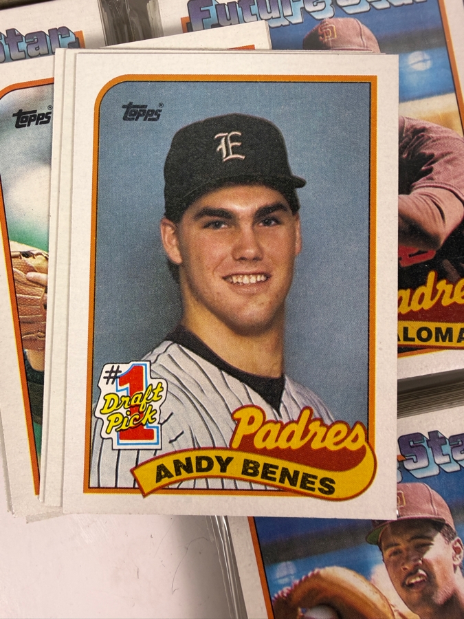 (14) Vintage 1989 Topps Padres Complete Baseball Card Packs - See Photos [Photo 6]