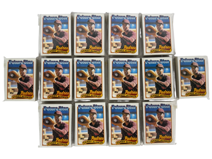 (14) Vintage 1989 Topps Padres Complete Baseball Card Packs - See Photos
