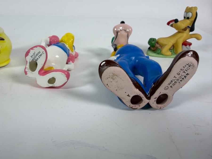 (5) Vintage Disney Figurines (4 are Made in Japan) 3' - 5.5'H [Photo 9]