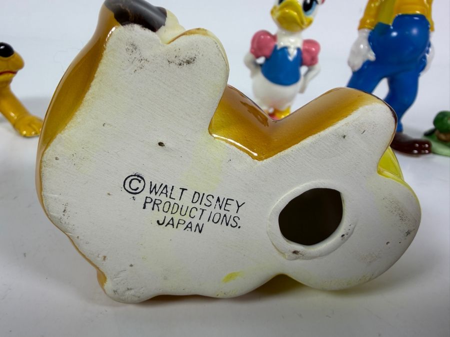(5) Vintage Disney Figurines (4 are Made in Japan) 3' - 5.5'H [Photo 7]