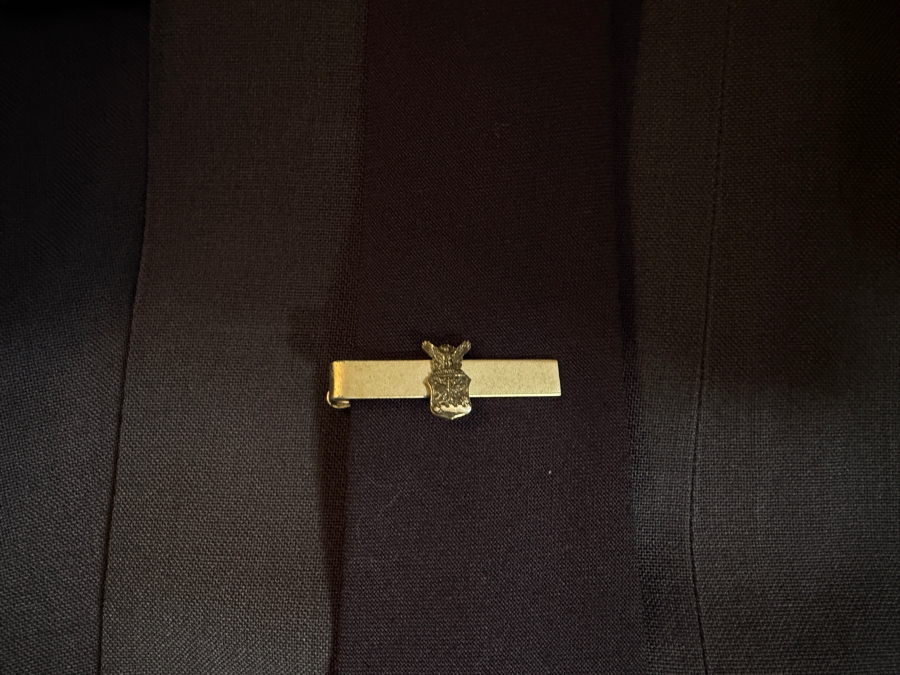 Just Added - William 'Buster' McGee USAF Officer's Service Dress Uniform with Multi-row Ribbon Bar, Senior Parachutist Wings, Senior Pilot Badge and Jacket [Photo 14]
