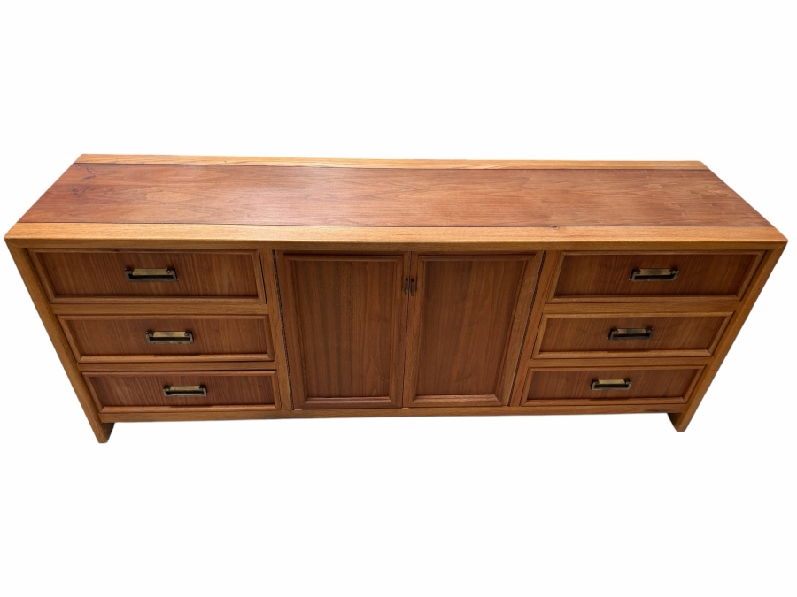 Just Added - Glenn of California Mid-Century Dresser 78 X 20D X 30H with Two Matching Nightstands 28W X 17D X 22H [Photo 13]