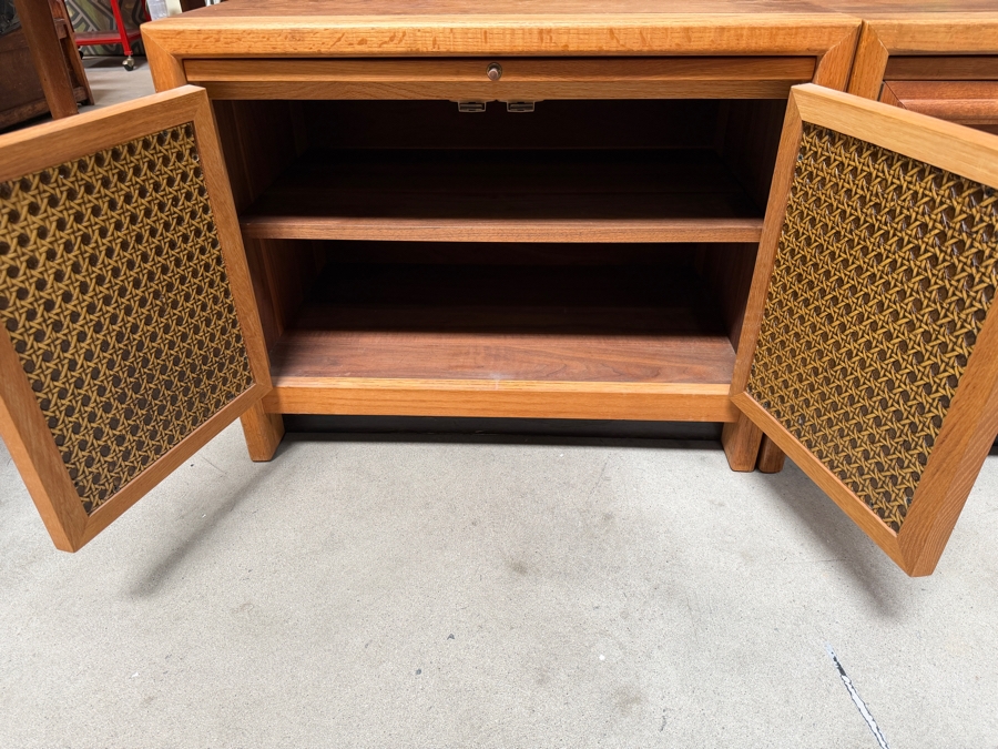 Just Added - Glenn of California Mid-Century Dresser 78 X 20D X 30H with Two Matching Nightstands 28W X 17D X 22H [Photo 6]