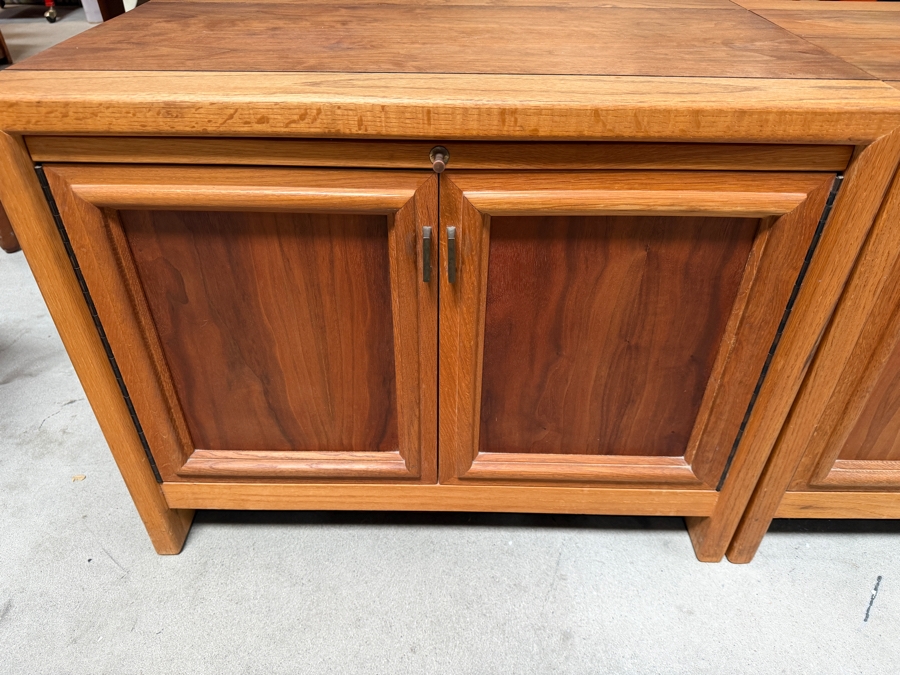 Just Added - Glenn of California Mid-Century Dresser 78 X 20D X 30H with Two Matching Nightstands 28W X 17D X 22H [Photo 4]