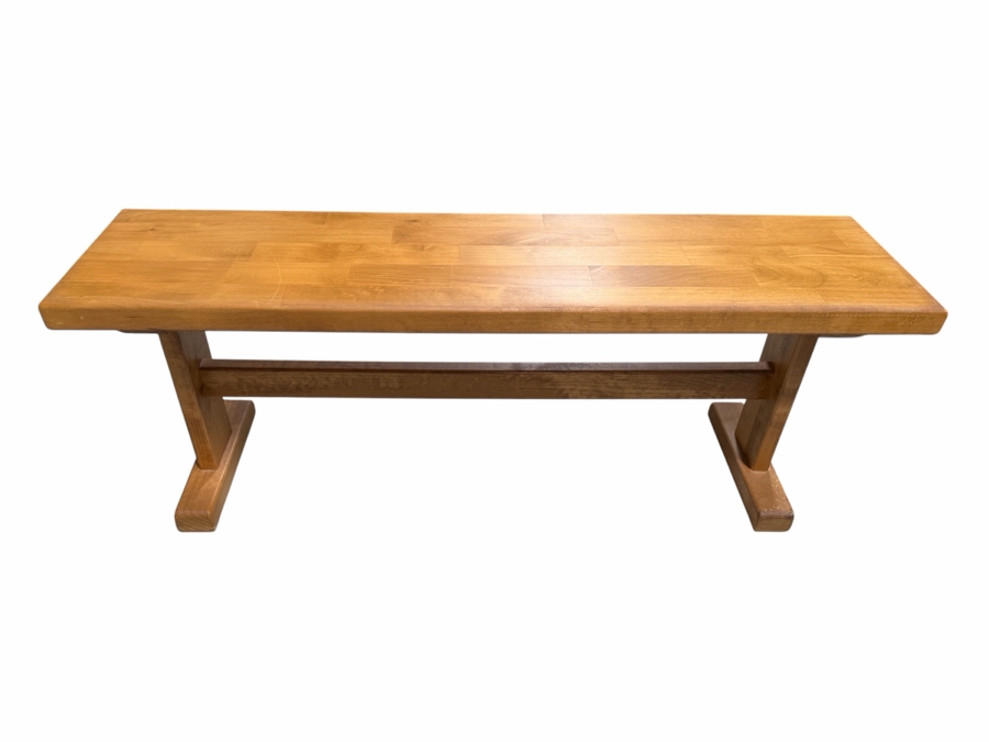 Just Added - Wooden Bench 47.5W X 12D X 18H [Photo 2]
