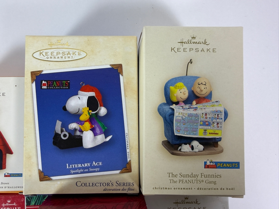 (8) New Hallmark Keepsake Peanuts Gang Snoopy Christmas Ornaments [Photo 2]