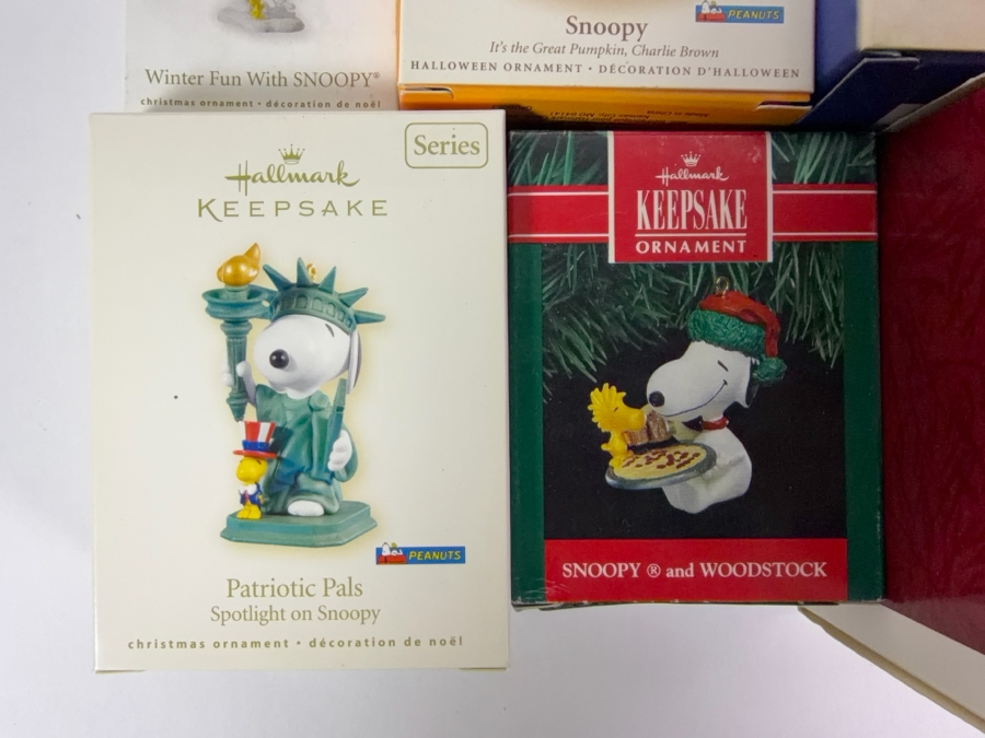 (8) New Hallmark Keepsake Peanuts Gang Snoopy Christmas Ornaments [Photo 4]