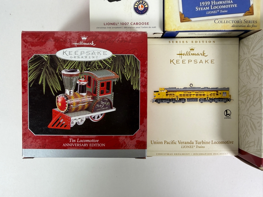 (7) New Hallmark Keepsake Train Christmas Ornaments [Photo 3]
