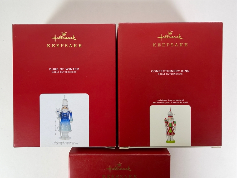 (3) New Hallmark Keepsake Noble Nutcrackers Christmas Ornaments [Photo 2]
