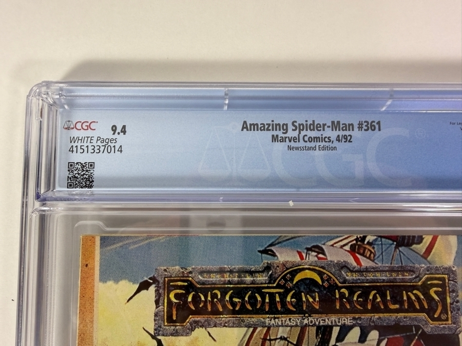 The Amazing Spider-Man #361 Comic Book CGC Grade 9.4 Estimate $100 [Photo 5]