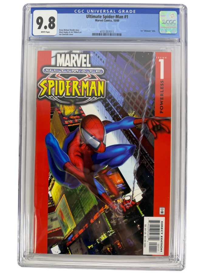 Ultimate Spider-Man #1 Comic Book CGC Grade 9.8 Estimate $350