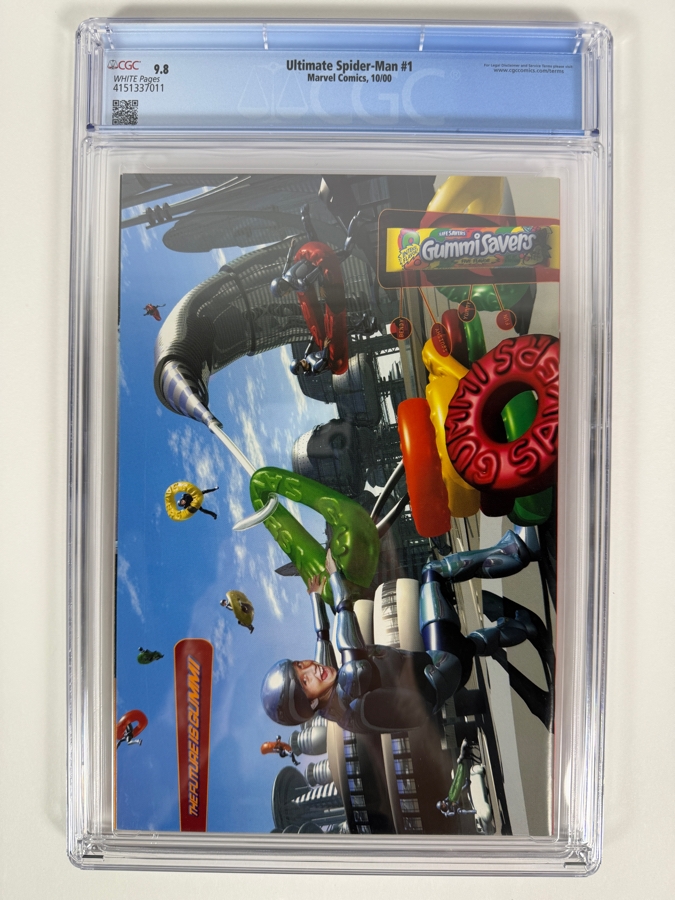 Ultimate Spider-Man #1 Comic Book CGC Grade 9.8 Estimate $350 [Photo 3]