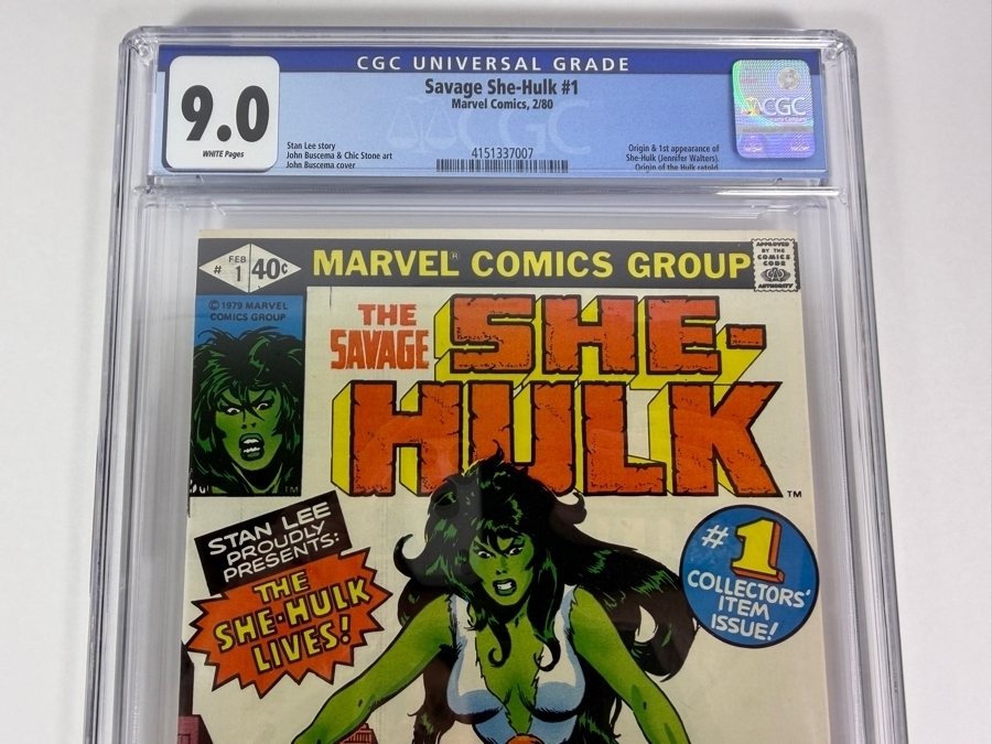 The Savage She-Hulk #1 Comic Book CGC Grade 9.0 Estimate $130 [Photo 2]