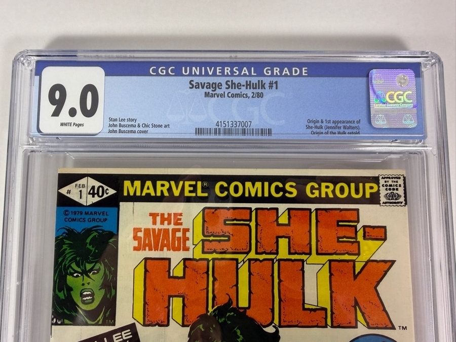 The Savage She-Hulk #1 Comic Book CGC Grade 9.0 Estimate $130 [Photo 3]