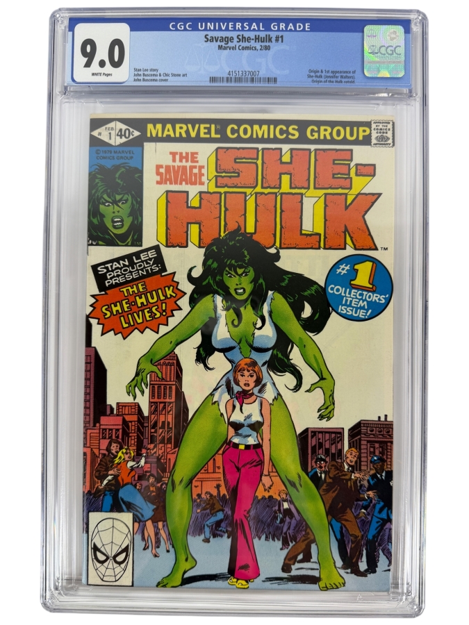The Savage She-Hulk #1 Comic Book CGC Grade 9.0 Estimate $130