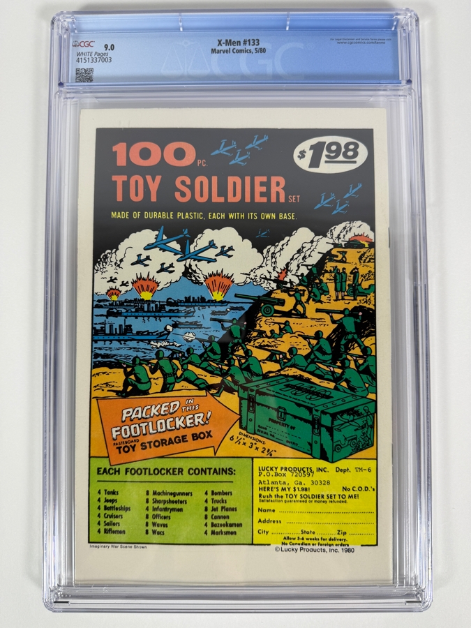 The Uncanny X-Men #133 Comic Book CGC Grade 9.0 Estimate $150 [Photo 3]
