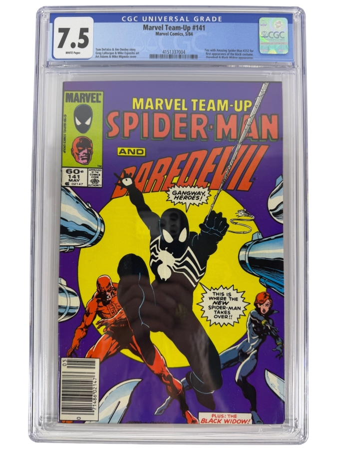 Marvel Team-Up #141 Comic Book CGC Grade 7.5 Estimate $60