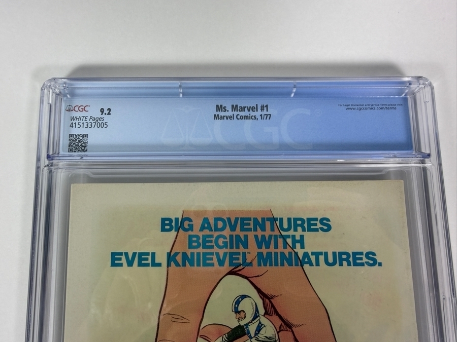 Ms. Marvel #1 (1977) Comic Book CGC Grade 9.2 Estimate $170 [Photo 4]