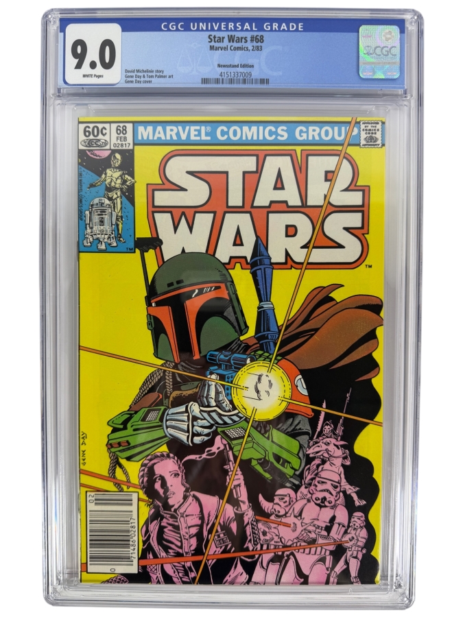 Star Wars #68 (Marvel Comics, February 1983) Comic Book CGC Grade 9.0 Estimate $230