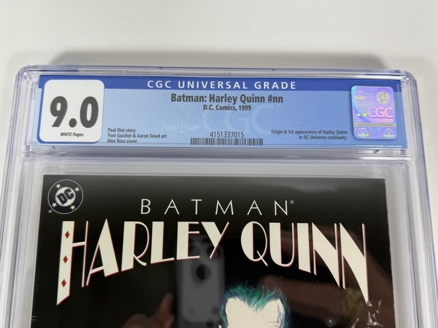 Batman: Harley Quinn #nn (DC Comics, 1999) Comic Book CGC Grade 9.0 Estimate $100 [Photo 2]