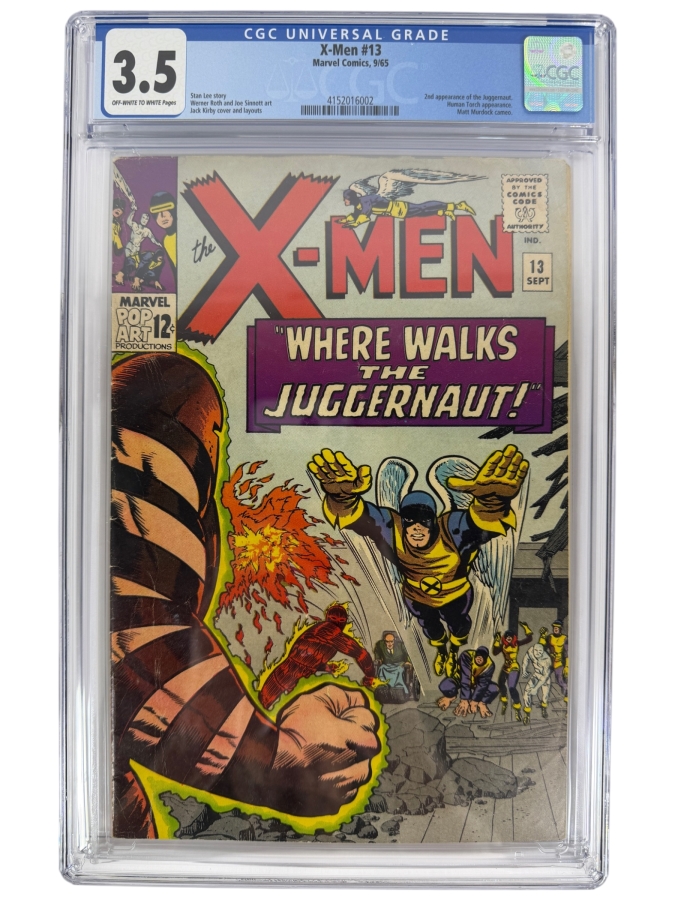 X-Men #13 Marvel Comics (September 1965) Comic Book CGC Grade 3.5 Estimate $140