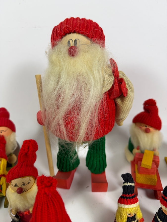 Collection of Vintage Ljungströms Christmas Handmade Wooden Figurines Made in Sweden [Photo 9]