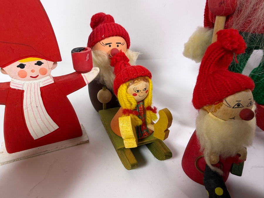 Collection of Vintage Ljungströms Christmas Handmade Wooden Figurines Made in Sweden [Photo 11]