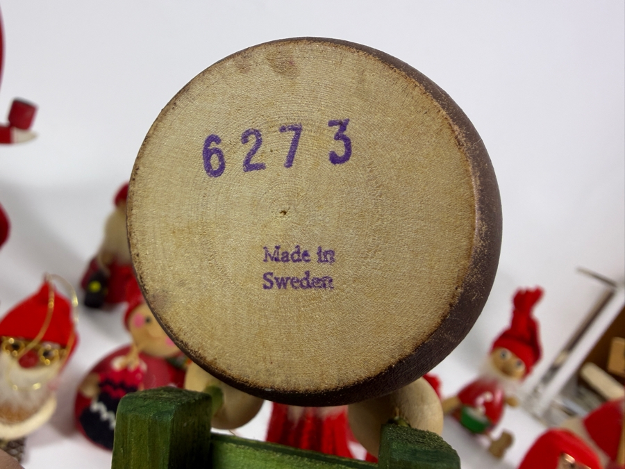 Collection of Vintage Ljungströms Christmas Handmade Wooden Figurines Made in Sweden [Photo 15]