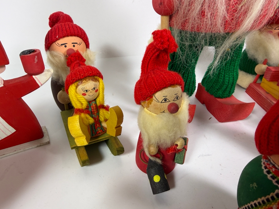Collection of Vintage Ljungströms Christmas Handmade Wooden Figurines Made in Sweden [Photo 10]
