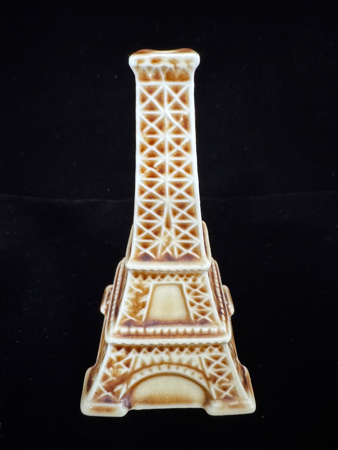 Set Of Six Vintage BIA Cordon Bleu Ceramic Eiffel Tower Candlesticks [Photo 3]