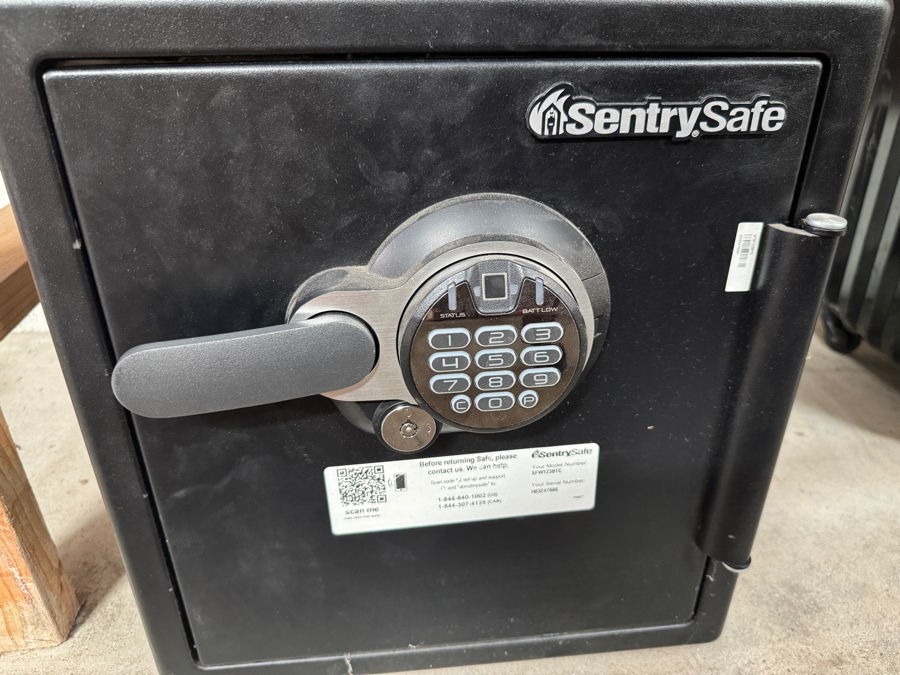 SentrySafe SFW123BTC Digital Fireproof Waterproof Safe With Dual Key Lock 16'W X 18'H [Photo 7]