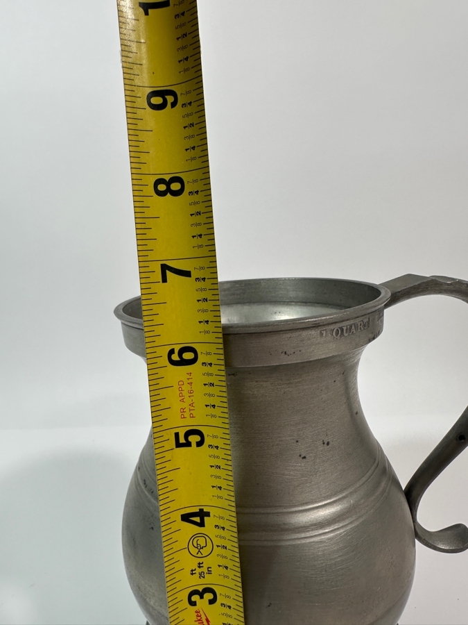Antique English Set of 6 Pewter Baluster Measures Circa 19th Century From 2 1/8'H - 6 1/8'H  Appraised Value of $925 [Photo 6]