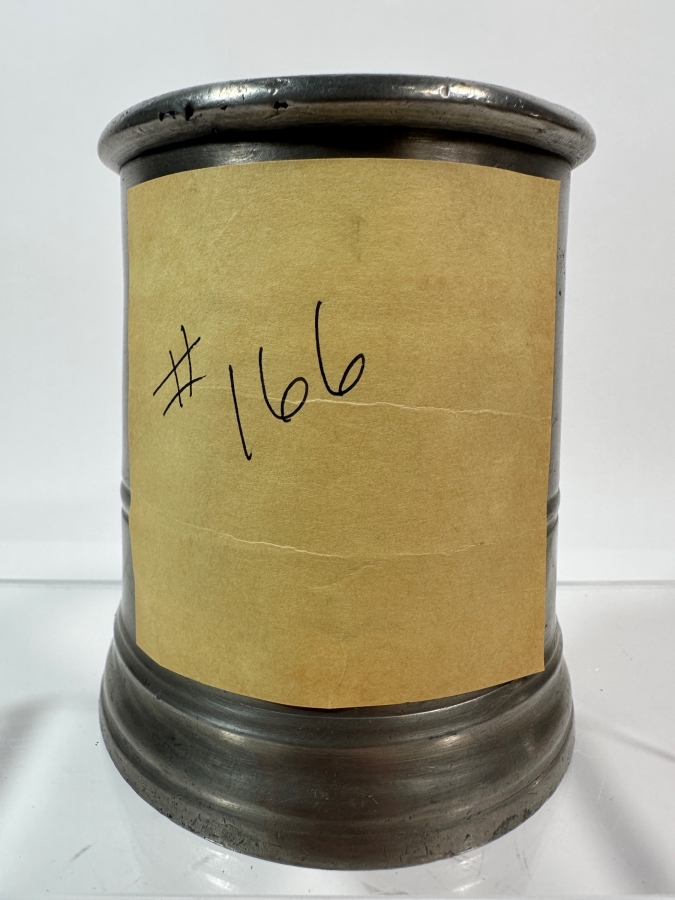 Antique English Pewter Pint Mug 4 3/8'H Appraised at $185 [Photo 2]