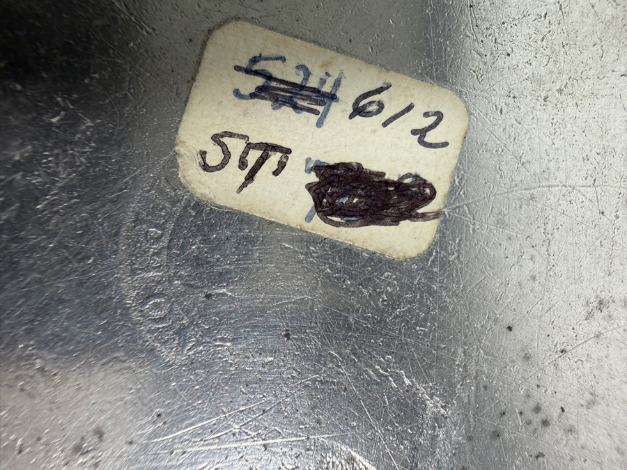 Antique English Pewter Plate Circa 20th Century Marked 'Made in London' 8 3/8'D Appraised at $490 [Photo 9]