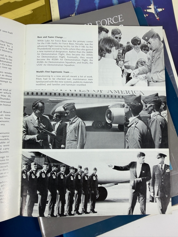 Collection of Vintage U.S. Airforce Thunderbirds Programs from 1975-1985 [Photo 9]