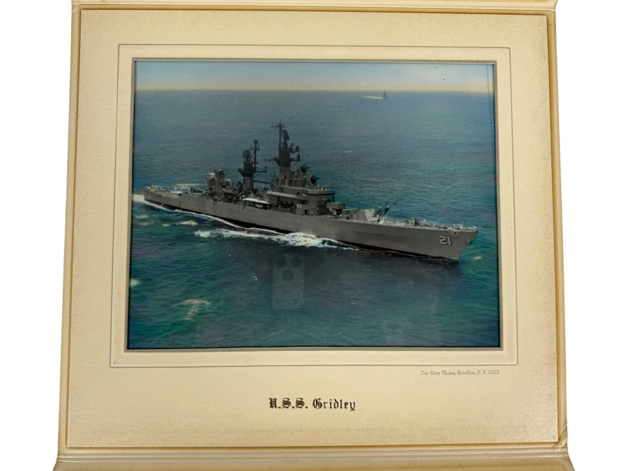 US Navy Photograph of U.S.S. Gridley 9.5 X 7.5