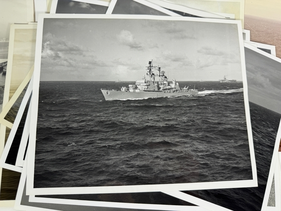Collection of Over 100+ US Navy Photographs (Mainly 8' X 10') Including US Navy Ships - See Photos [Photo 25]