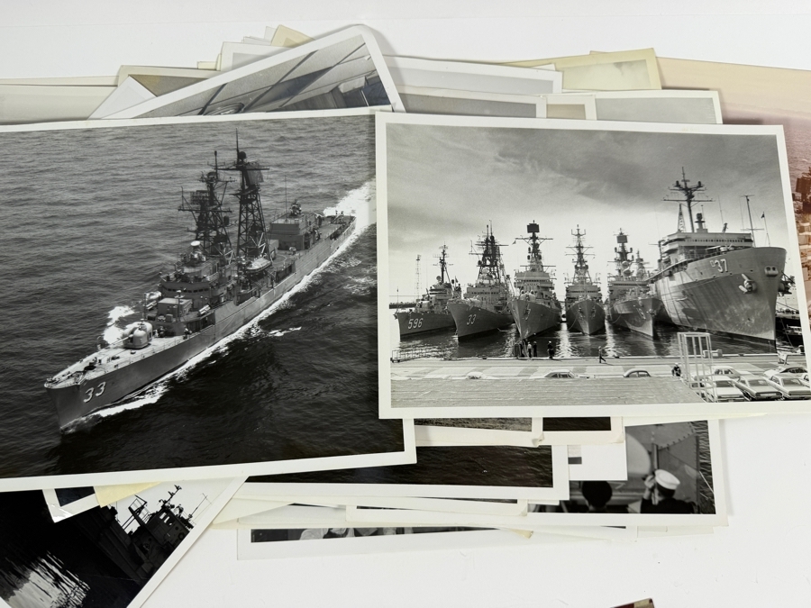 Collection of Over 100+ US Navy Photographs (Mainly 8' X 10') Including US Navy Ships - See Photos [Photo 41]