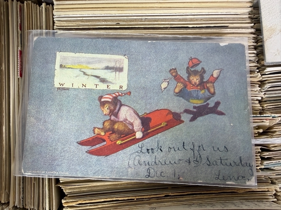 Huge Lot of Antique and Vintage Postcards - See Photos for Small Sampling [Photo 12]