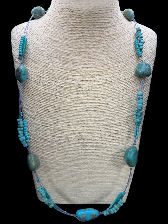 32' Turquoise Necklace