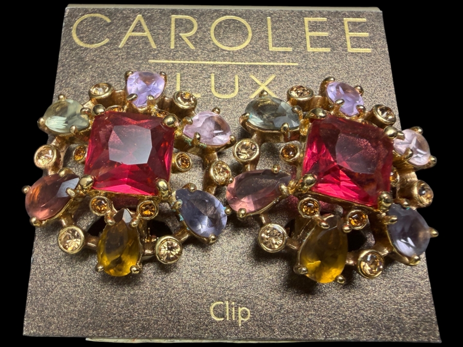 New Carolee Lux Clip-on Earrings