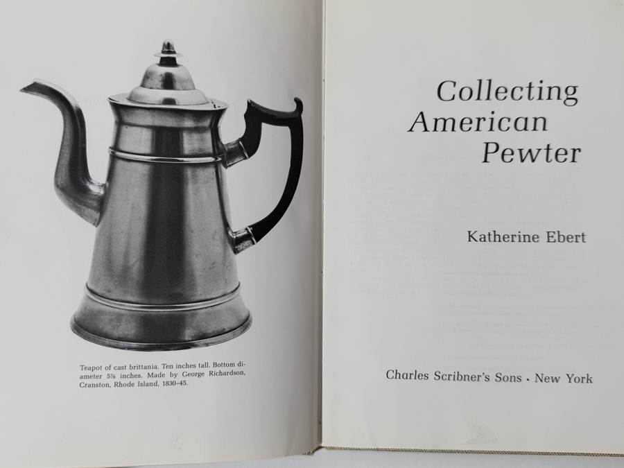 Pair of Hardcover American Pewter Books: Collecting American Pewter and American Pewter [Photo 2]