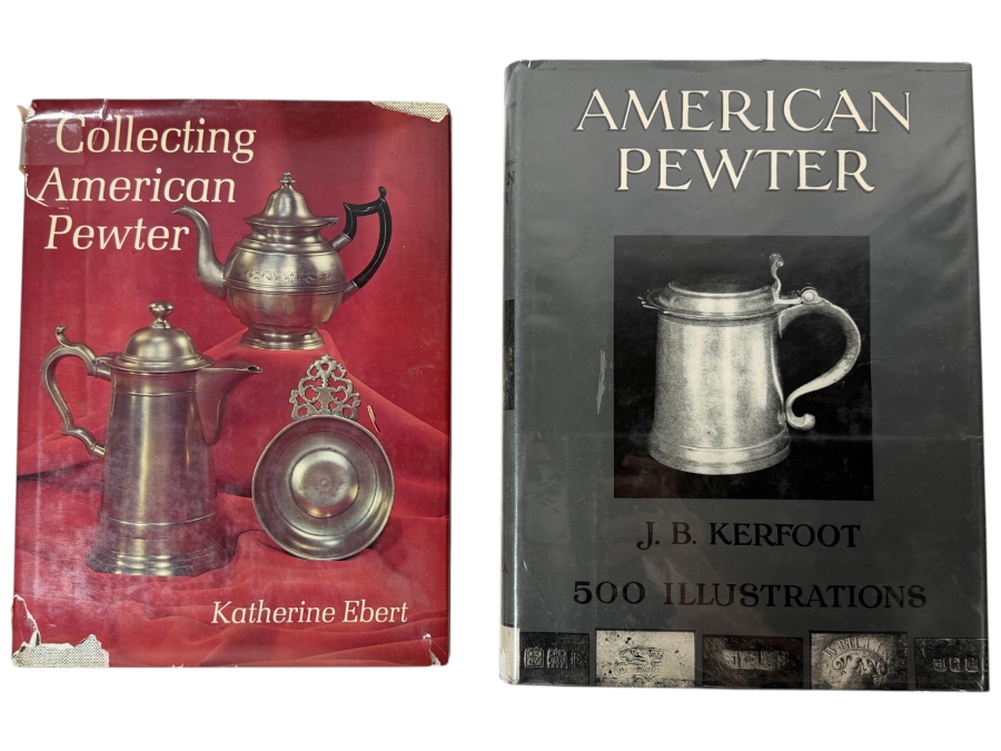 Pair of Hardcover American Pewter Books: Collecting American Pewter and American Pewter