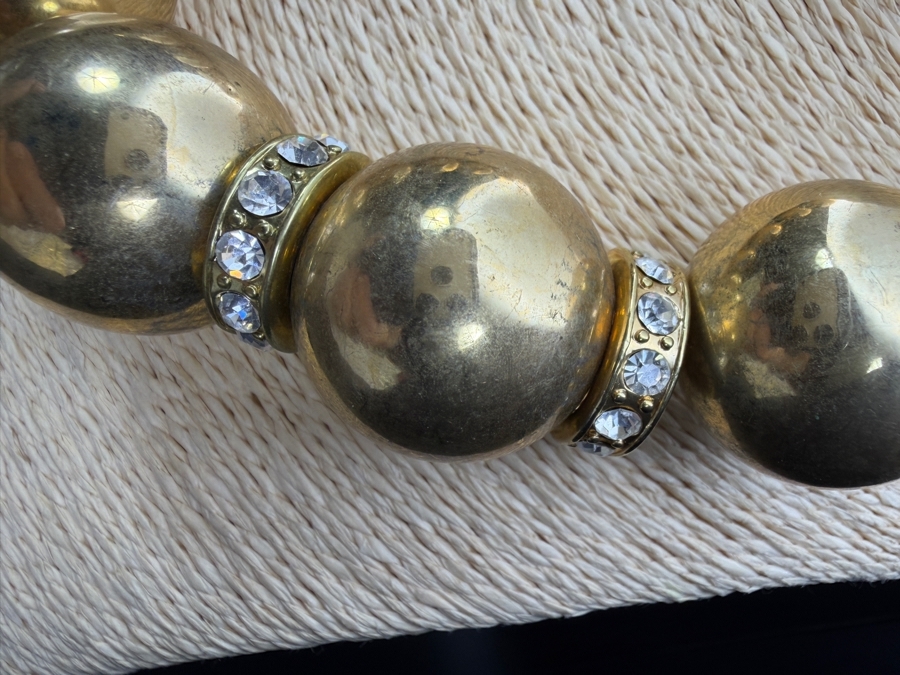 Lee Angel Gold-Tone 20' Beaded Statement Necklace [Photo 2]