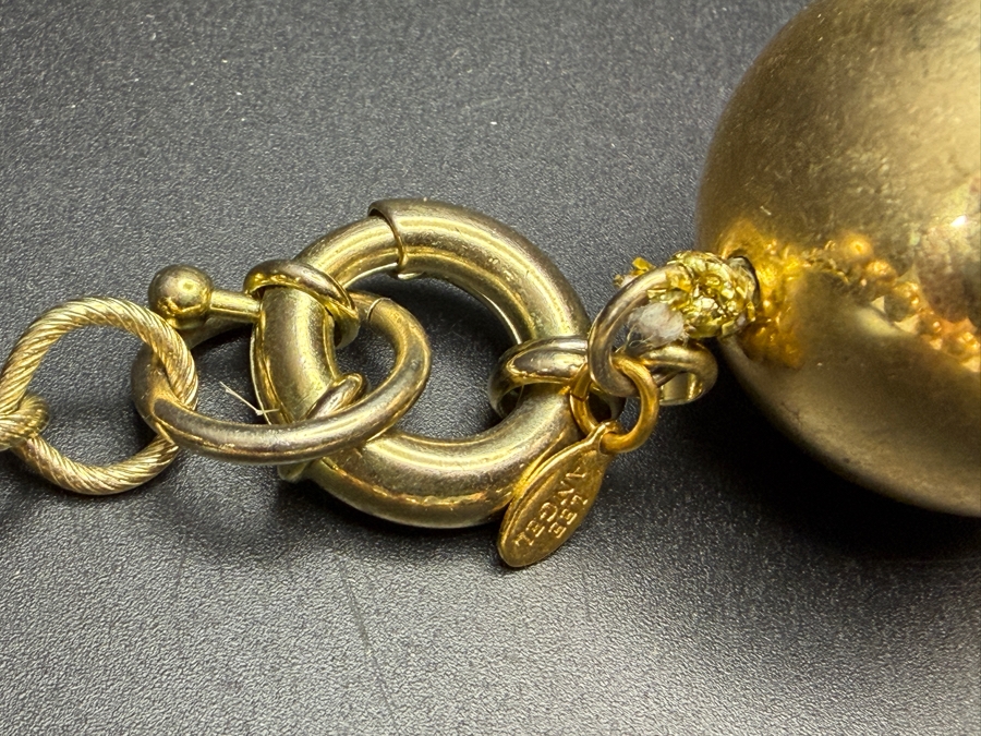 Lee Angel Gold-Tone 20' Beaded Statement Necklace [Photo 3]