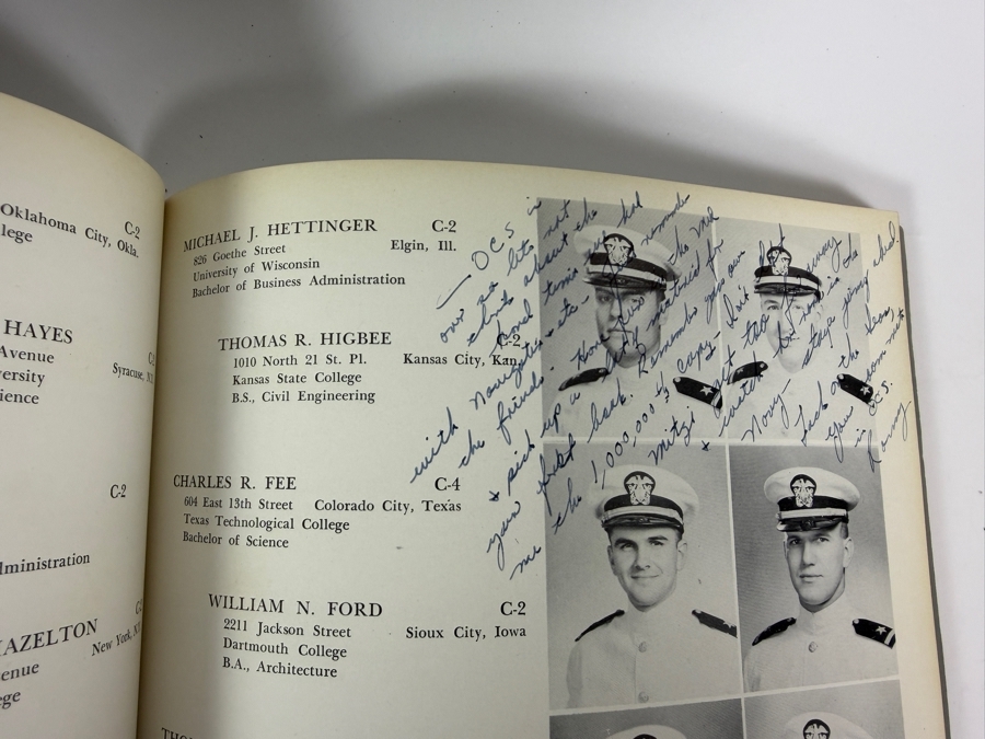 The Sea Chest March 1953 Classes IX and X-A Officer Candidate School Newport, Rhode Island Yearbook with Signatures [Photo 7]