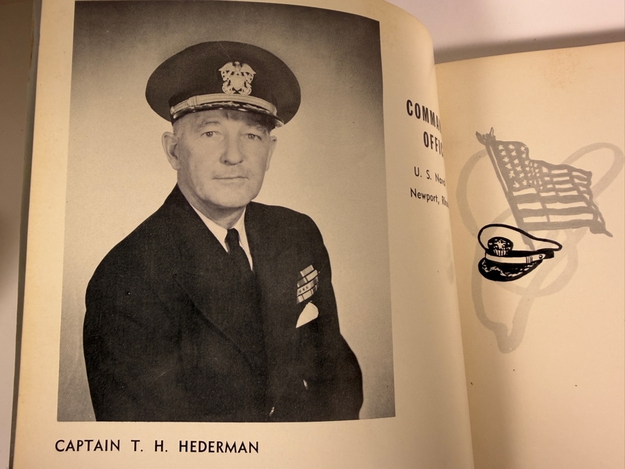 The Sea Chest March 1953 Classes IX and X-A Officer Candidate School Newport, Rhode Island Yearbook with Signatures [Photo 4]