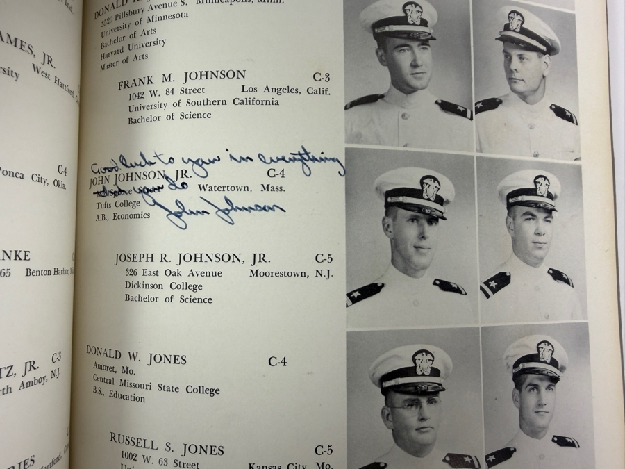 The Sea Chest March 1953 Classes IX and X-A Officer Candidate School Newport, Rhode Island Yearbook with Signatures [Photo 8]