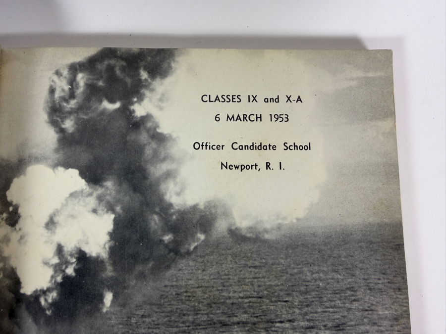 The Sea Chest March 1953 Classes IX and X-A Officer Candidate School Newport, Rhode Island Yearbook with Signatures [Photo 3]